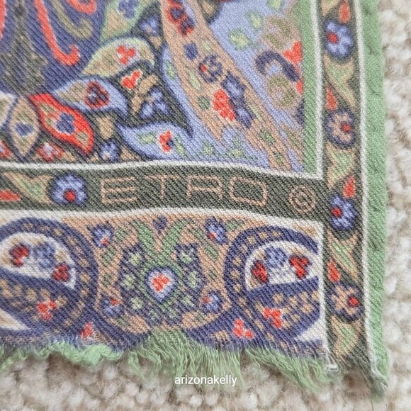 Etro Scarf Wool Silk - Picture 2 of 12